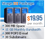 Stage III Package - CPanel Web Hosting