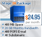 Stage IV Package - CPanel Web Hosting
